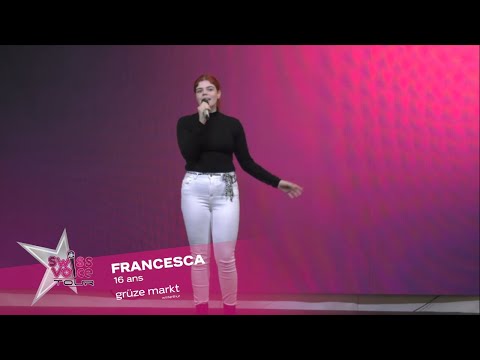 Francesca 16 jahre - Swiss Voice Tour 2023, Grüze Markt Winterthur