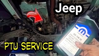 Jeep Cherokee PTU Power Transfer Unit Transfer Case Service Explained.
