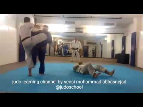 Self defense attack 3 people by sensi mohammad abbasnejad (iranian judo coach)