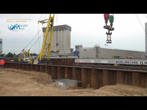 Brugliggers plaatsen Wanssum