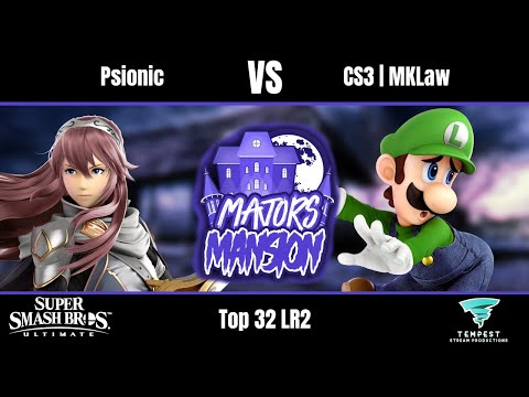 Psionic (Lucina) vs CS3 | MKLaw (Luigi) - Ultimate Top 32 Losers Round 2 - Major's Mansion