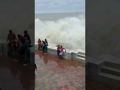 Digha sea beach water waves 🌊⛱️ | beautiful weather 🌞🌤️🌈 || #shortvideo #dighaseabeach #viralshorts