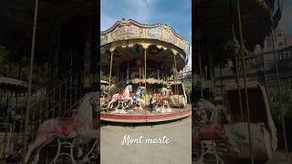 The beautiful carousel 🎠 at Montmartre in Paris #carousel #montmarte #paris #france #parisguide