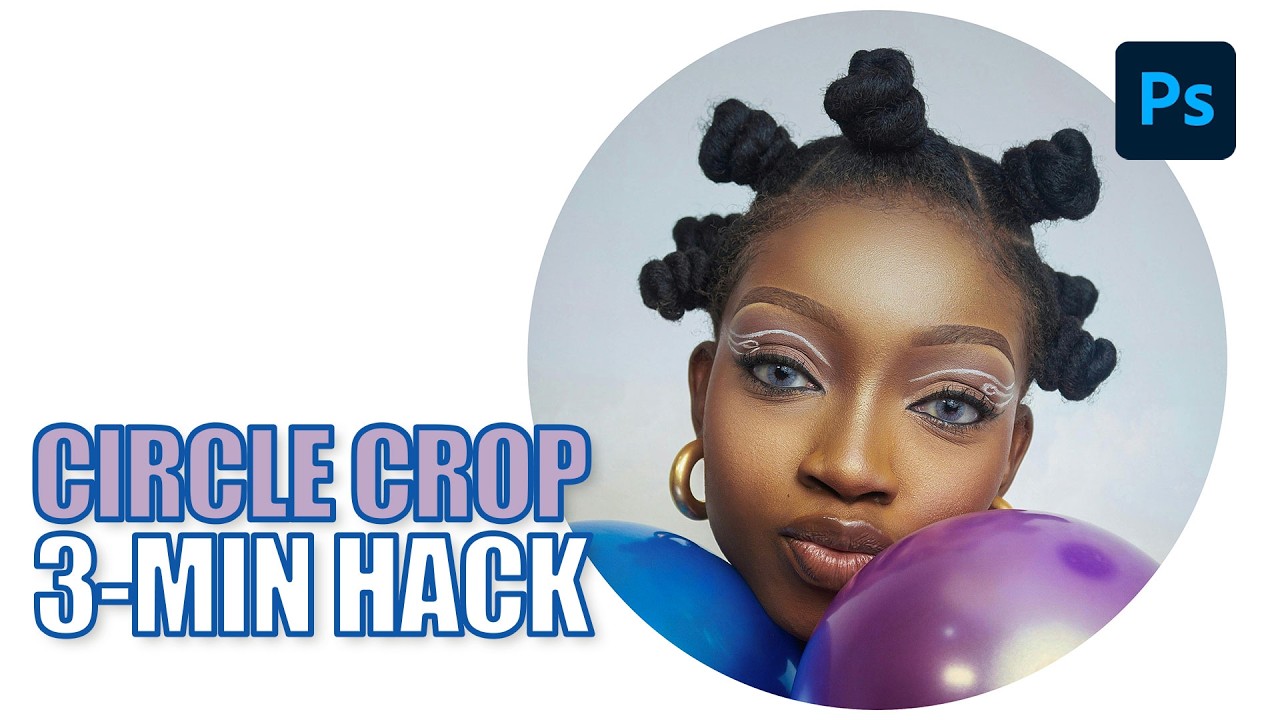The Fastest Way to Circle Crop Photos in Photoshop