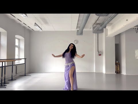 Belly dance in the dance studio by Selina
