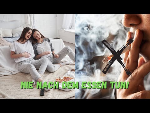 5 Dinge, die du nach dem Essen NIE tun solltest