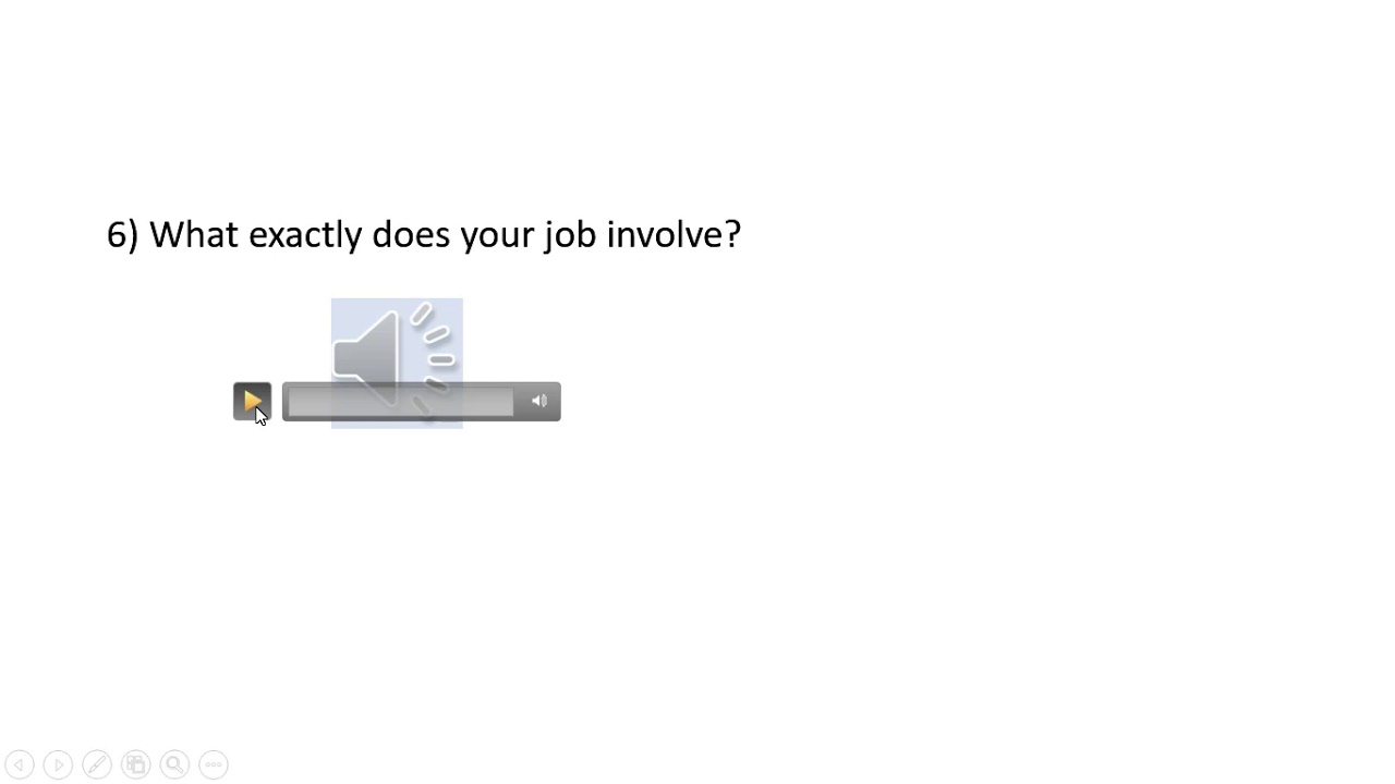 Linguaskill Speaking Test Part I