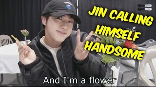 BTS Jin Calling Himself Handsome Moments
