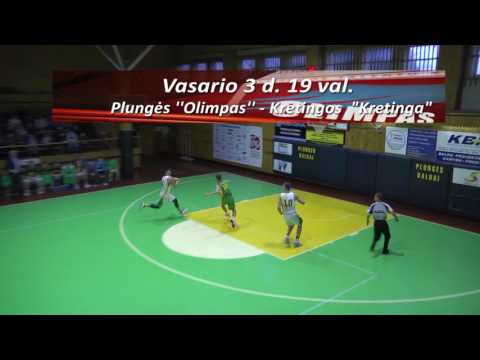 ANONSAS Plungės Olimpas   --    Kretinga. 2017 02 03  19val.