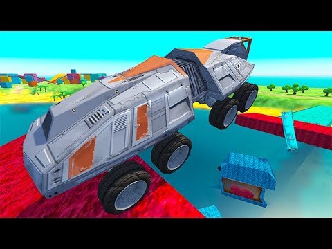 Beamng Drive - Car Jumps Over The Bridge