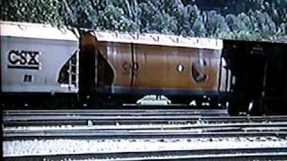 preview picture of video 'CSX Freight departing Clifton Forge, Virginia'
