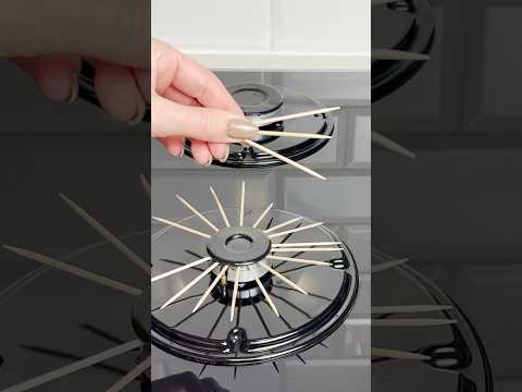 Clean your gas stove burners this way. They’ll look brand new in no time!