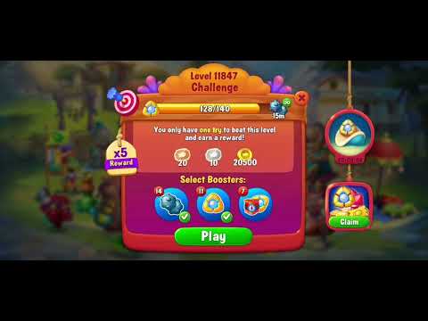 🎯 Fishdom 11847 Challenge Level + 💥💥🧨💣