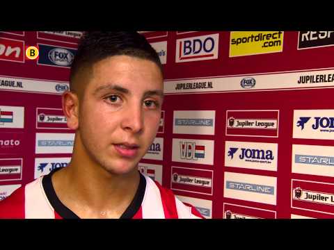 PSV'er Mohamed Rayhi over zijn twee doelpunten tegen FC Eindhoven