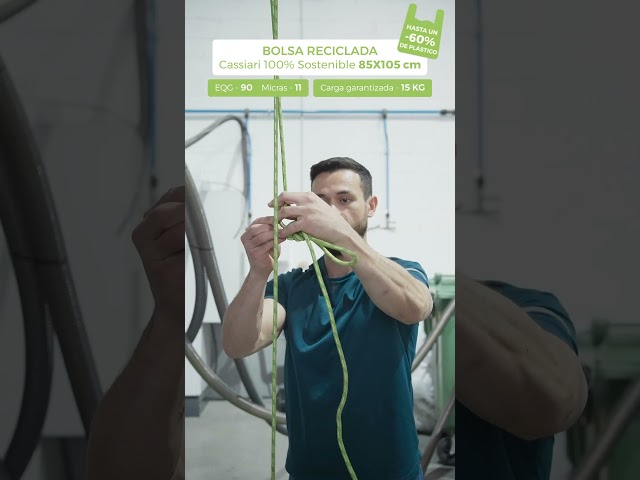 Vídeo relacionado con Bolsas de transporte grandes de 33 x 48,2 x 58,4 cm, 100 % biodegradables, color blanco, bolsas de plástico respetuosas con el medio ambiente, de Sabco, 1