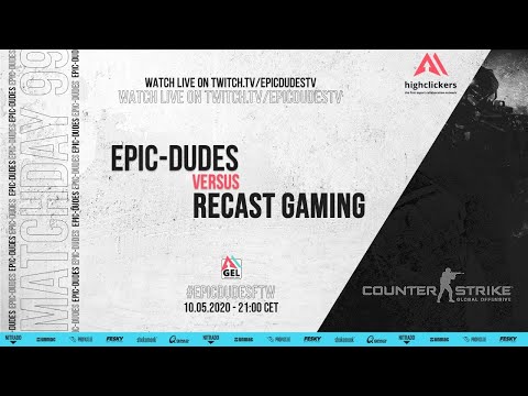CSGO  |  EPICDUDES vs RECAST GAMING - German Esport League Division 1.
