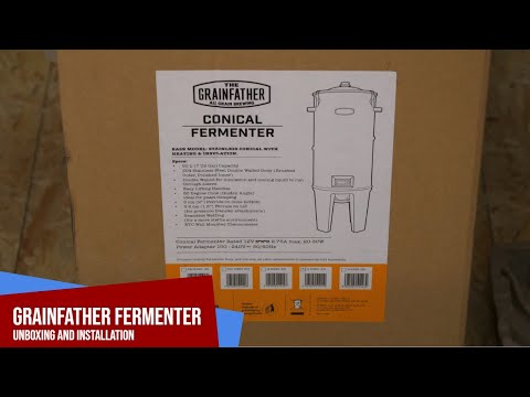 Grainfather conical fermenter - Unboxing and installation