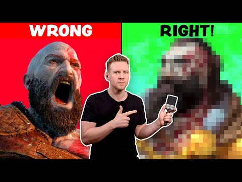 Painting Game Characters ONLY from their descriptions...