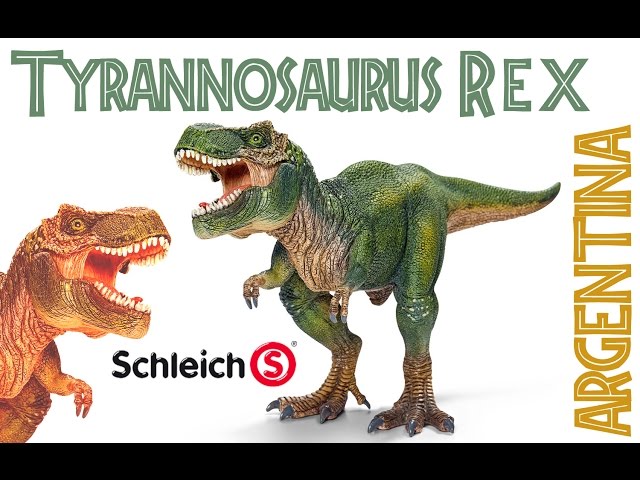 Vídeo relacionado con Schleich Dinosaurs | Tyrannosaurus Rex 14525 | Dinosaurio Realista con mandíbula móvil | Gran Regalo para niños y niñas | Juguete de Dinosaurio Partir de 3 años | 28 x 10 x 14 cm
