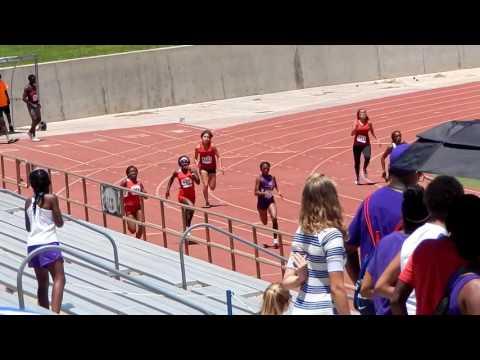 2016 USATF Region 12 Championships 13-14 Girls 200 Meter Dash Prelims Heat 1/2 (7/7/16)