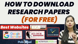How To Download Research Papers For Free Best Websites
