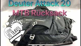 Deuter Attack 20 MTB backpack/Rucksack - Vorstellung/Review (German)