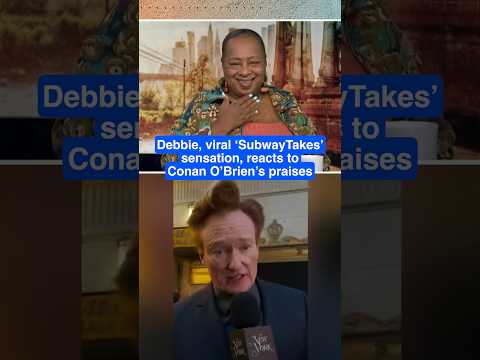 Debbie, VIRAL 'SubwayTakes' sensation, reacts to Conan O'Brien's praises