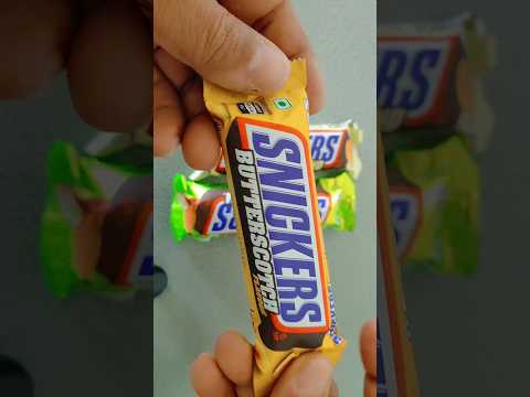 ASMR II SNICKERS BUTTERSCOTCH🎊TOM& JERRY#chocolate#candy#shorts