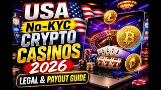 USA No-KYC Crypto Casinos 2026: Your Legal & Payout Guide! 🔥 Top Sites Revealed