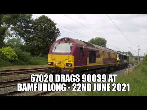 67020 Drags 90039 at Bamfurlong - 22nd June 2021
