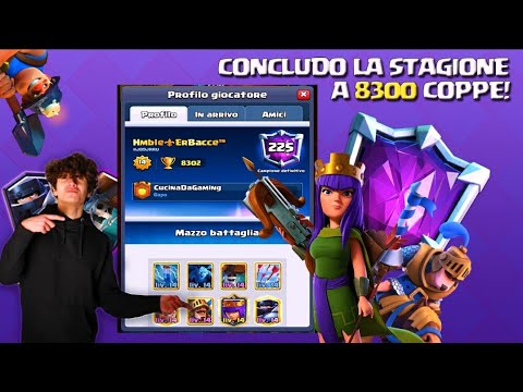 ULTIMA SCALATA della STAGIONE - PARTITE per le 8300 COPPE🏆 FINALE INCREDIBILE!😱 Live Gameplay