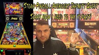 Stern Pinball Avengers Infinity Quest, sorry now i need to try it first!