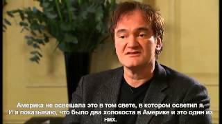 Тарантино спорит с ведущим. Перевод