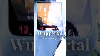 【 Trip to Germany】Riding the suspension monorail in Wuppertal #ドイツ #wuppertal #ドイツ旅行