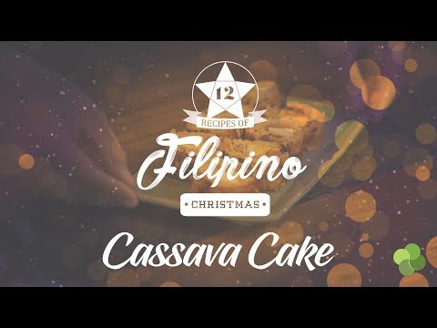 12 Days of Christmas Recipes - Cassava Cake