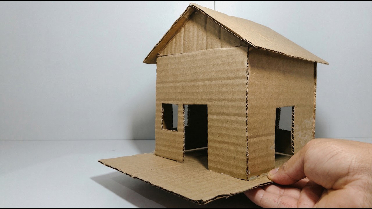 Como Fazer uma Casa com Papelão