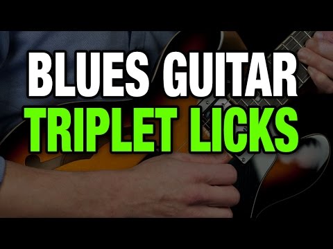 Blues Guitar Triplet Lick Lesson