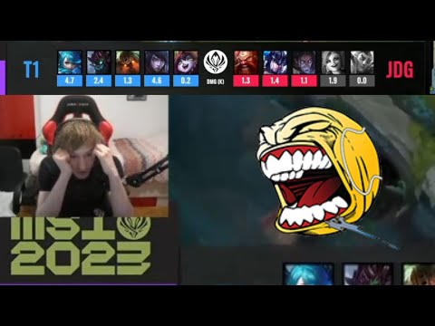 Nemesis Reacts to Gumayusi Positioning & Carrying T1 🔫