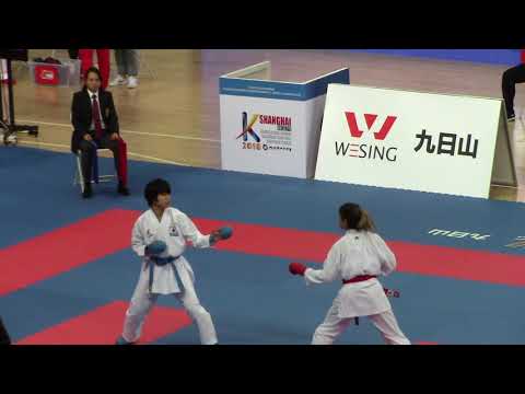 Series A Shanghhai 2018 Female -55kg Kumizaki Valeria (Brazil) vs Ishiai Fumika (日本)
