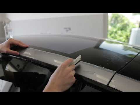 Model Y Juniper Full Pillar Paint Protection Film - PPF Installation