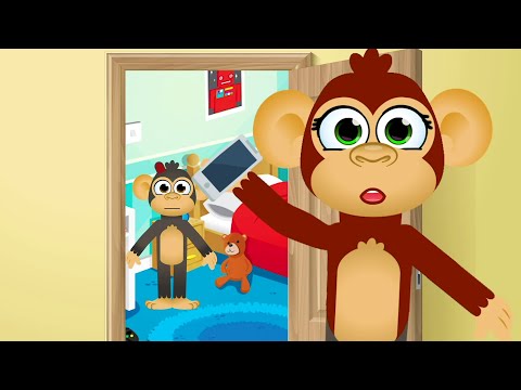Five Little Monkeys Jumping On The Bed | Cartoons for kids | Tele Mini