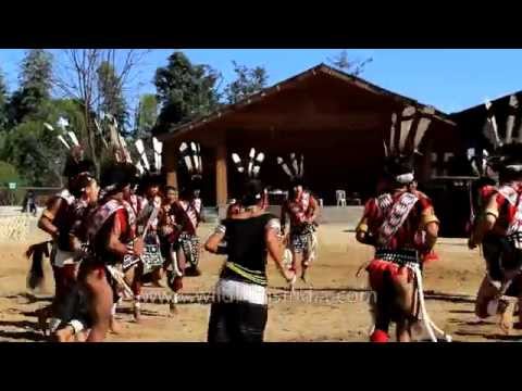 Rengma Naga Folk Dance popularly performed during Ngada Festival