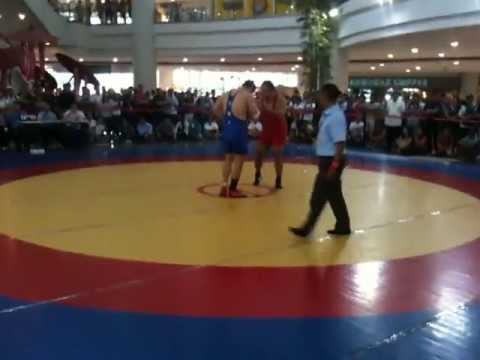 120KG Freestyle Wrestling Final Match - Navid Gharibi vs. Peter Meimban
