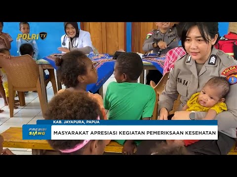 SATGAS OPS DAMAI CARTENZ GELAR PEMERIKSAAN KESEHATAN GRATIS DI DEPAPRE PAPUA