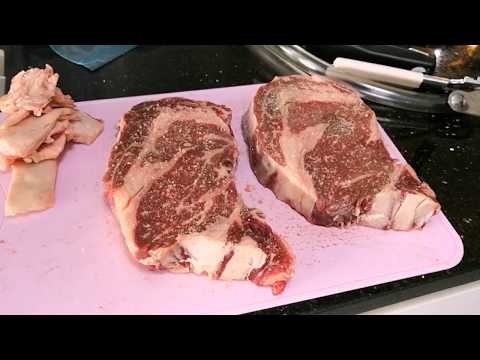 Sous-vide Experiment Results - "Brine" your steaks in advance? YES!