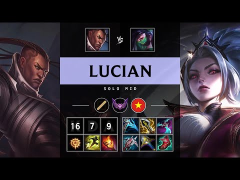 Lucian Mid vs Akali - VN Master Patch 25.09