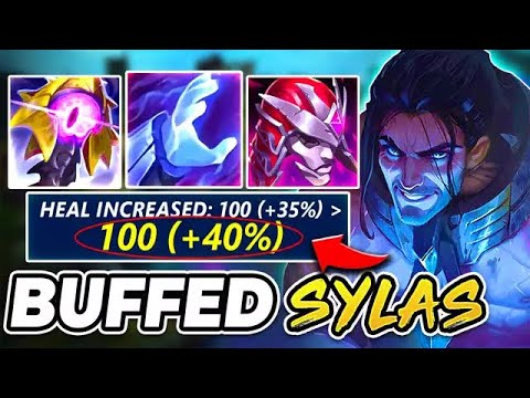 NEW SYLAS BUFFS MAKE HIM A 1V5 MACHINE! (INCREASED HEALING PERCENTAGE) - League of Legends