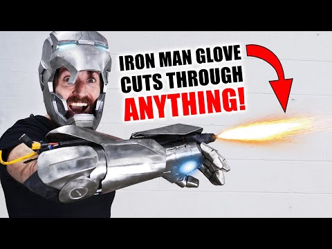 Iron Man Plasma Glove CUTS THROUGH EVERYTHING! (+ GIVEAWAY)