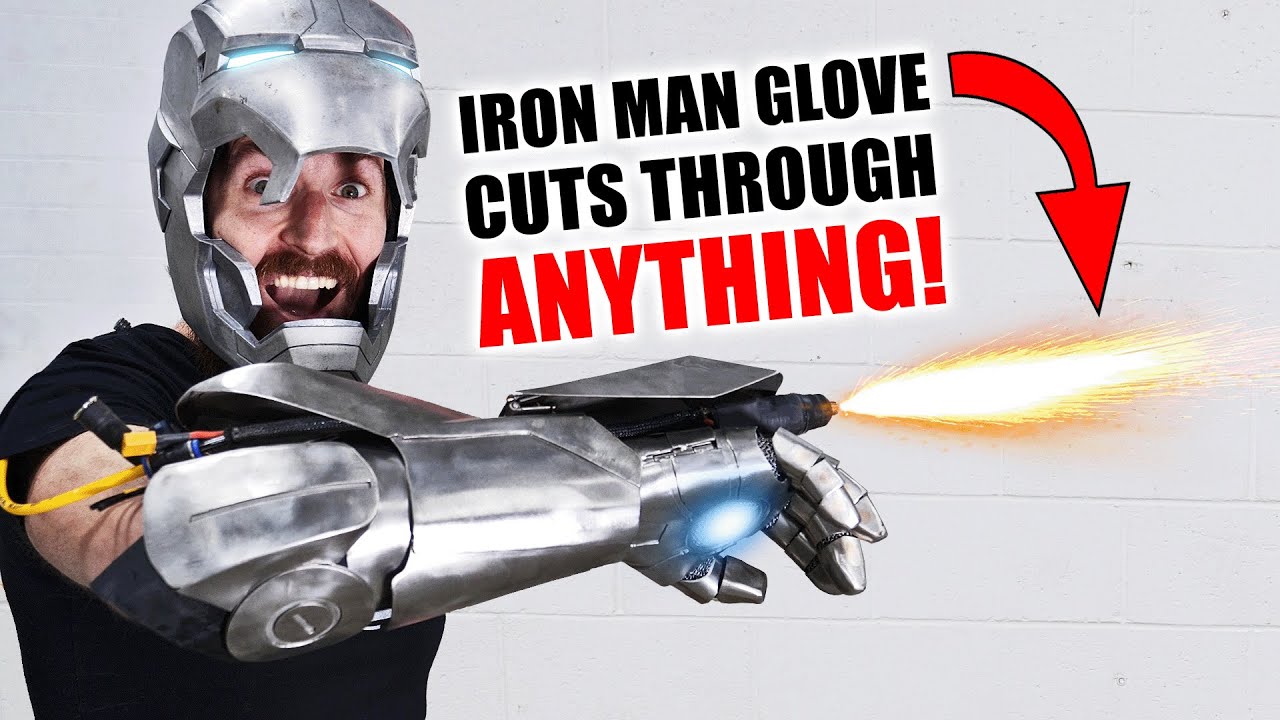 Iron Man Plasma Glove CUTS THROUGH ANYTHING! (+ GIVEAWAY)