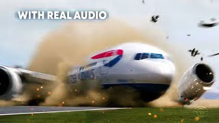 All Engines Fail on Final Approach to London | Falling Fast (With Real Audio)
